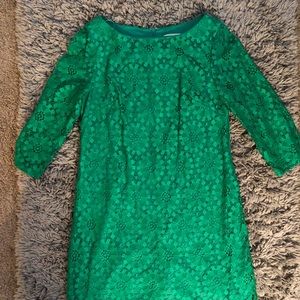 Eliza J Green Lace Shift Dress